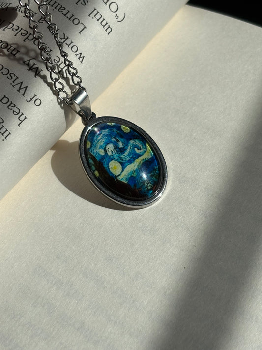 Starry night Glow in dark pendant