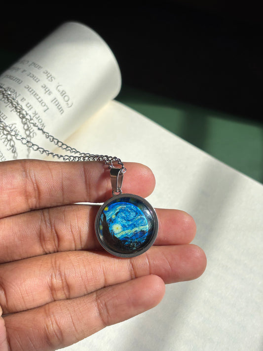Starry Night Glow in dark pendant
