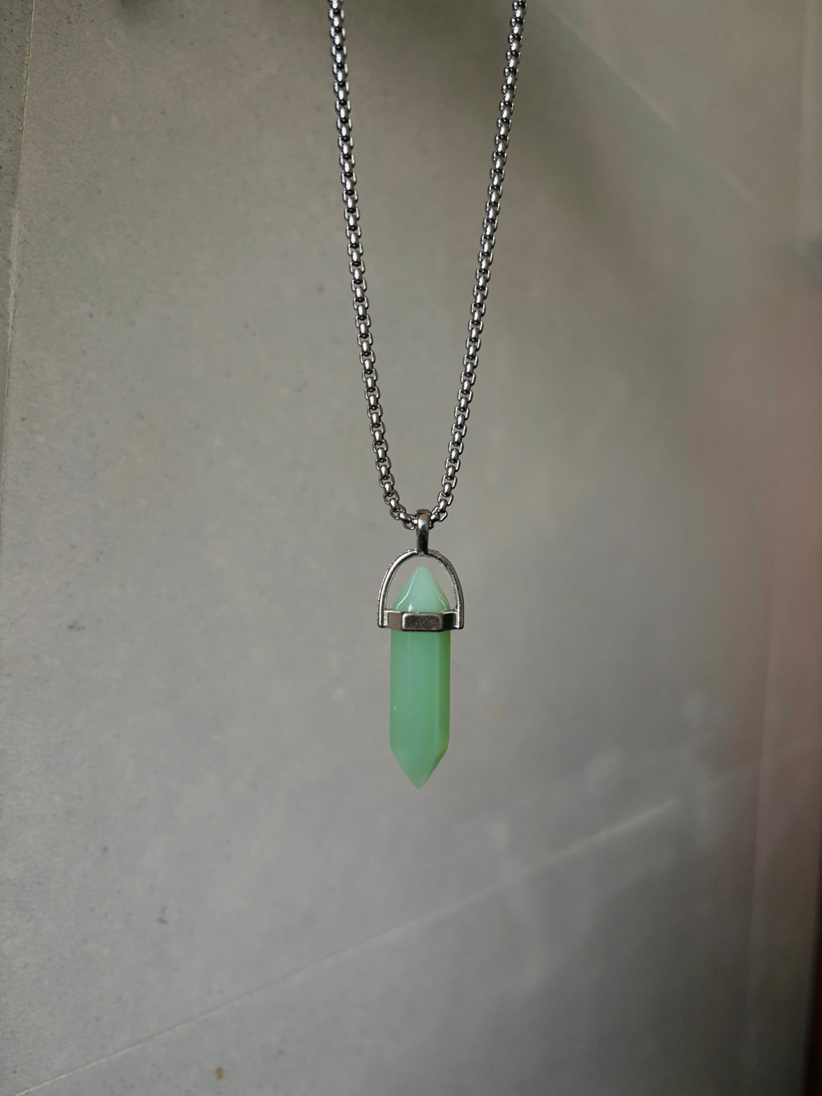 Mint Green Crystal pendant