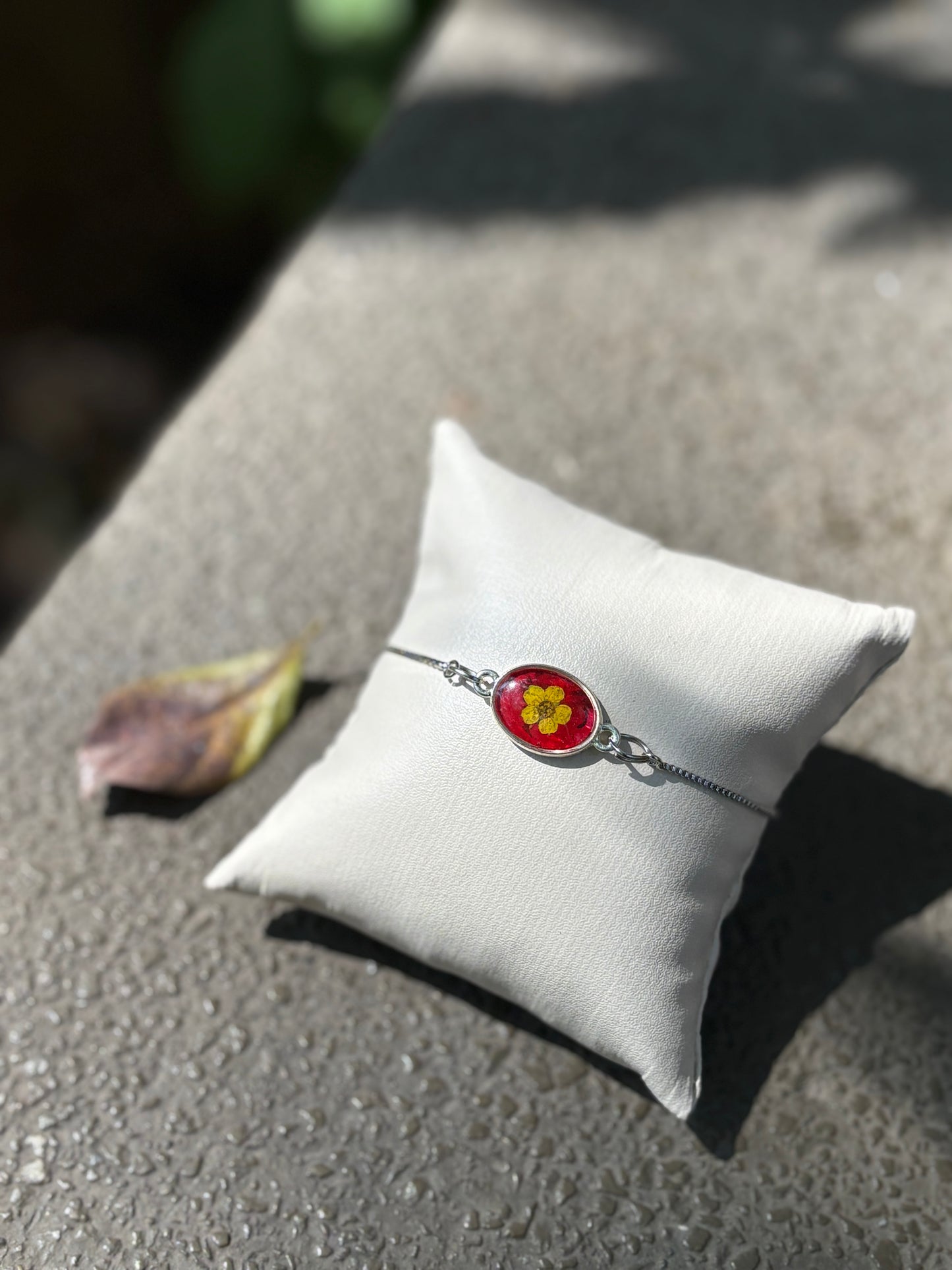 Yellow Plum oval shape Bracelet