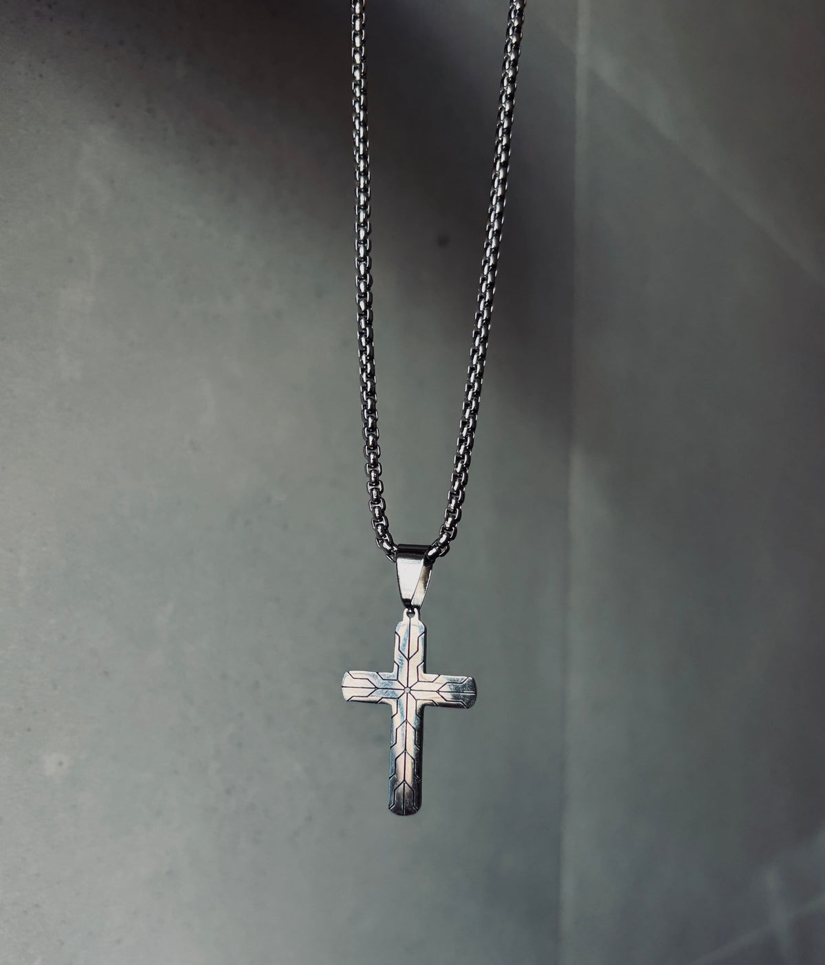 Matrix Cross Pendant