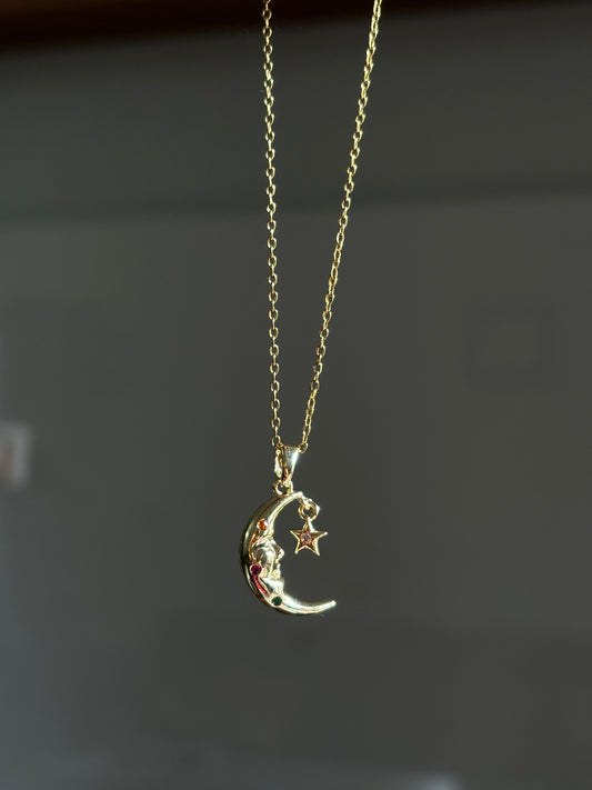 Moon And star Chain