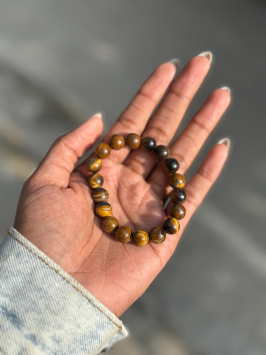 Tiger eye bead bracelet