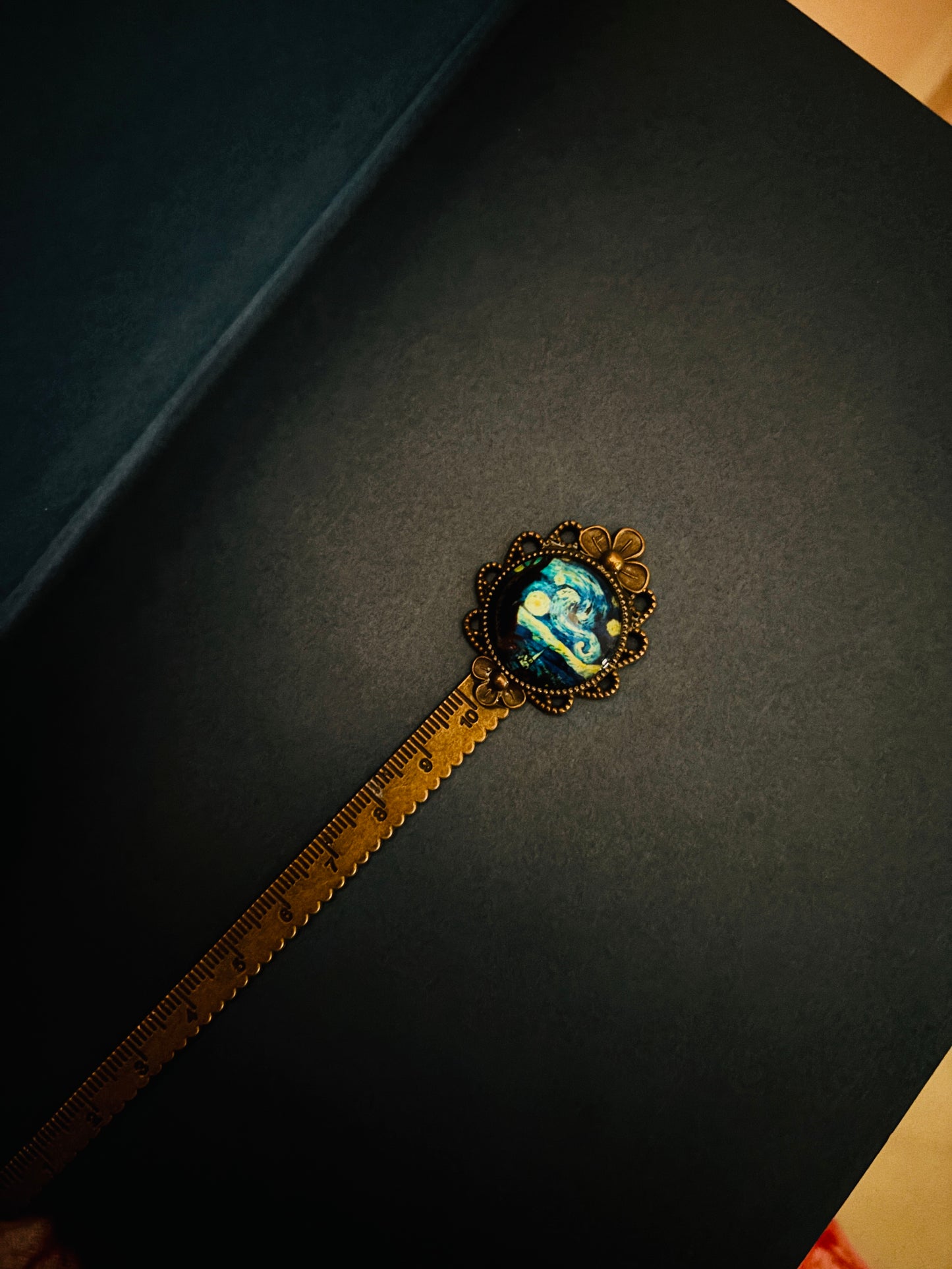 Starry Night Glow in Dark Bookmark