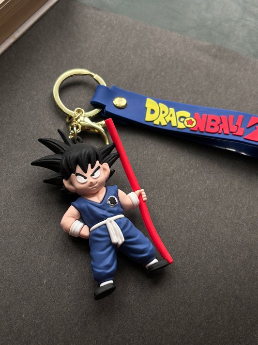 Goku Anime Keychain Silicon Keychain
