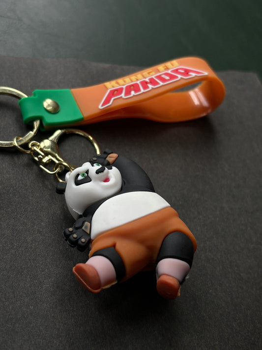 Kung Fu Panda Silicone Keychain