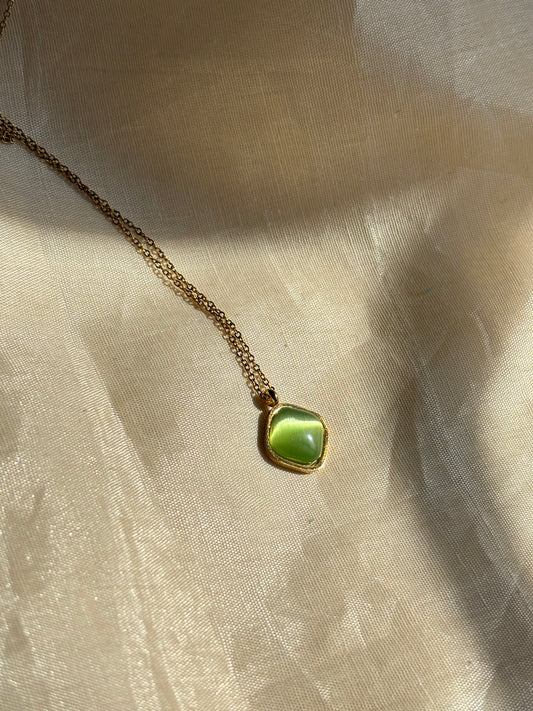 Green aesthetic Minimal Pendant