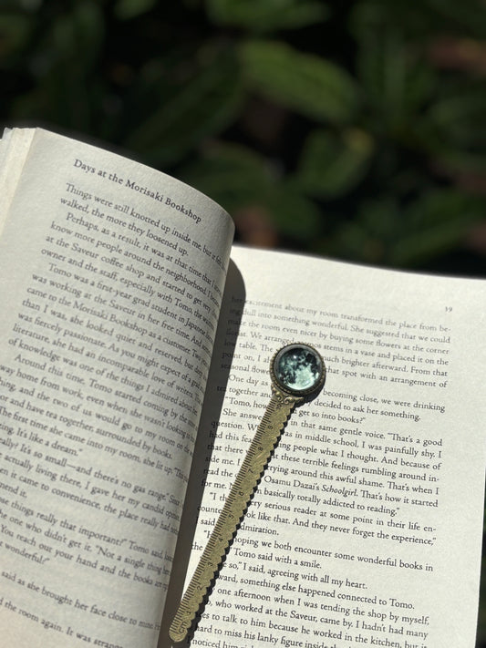 Glow in dark Moon Bookmark