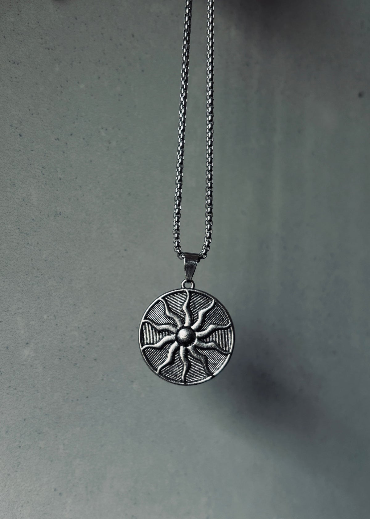 Vintage Sun Wheel Pendant