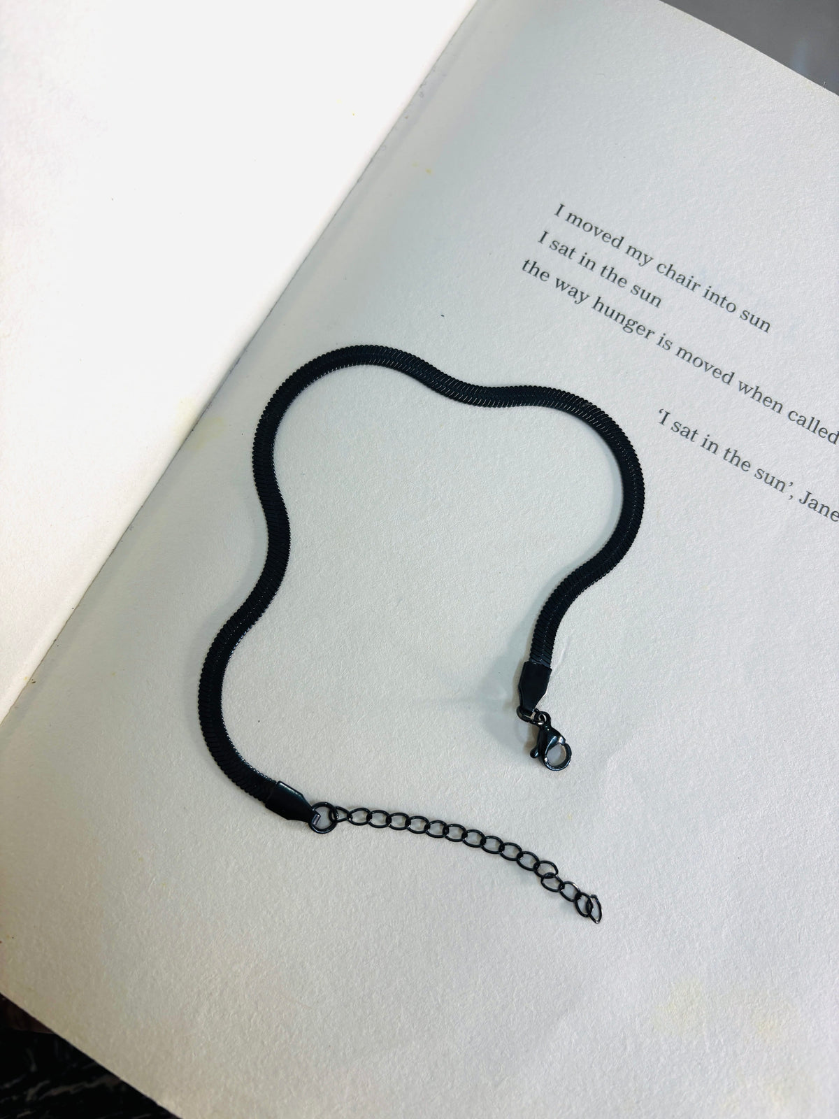 Black snake chain Bracelet