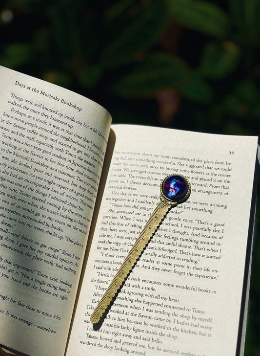 Glow in dark Galaxy Bookmark