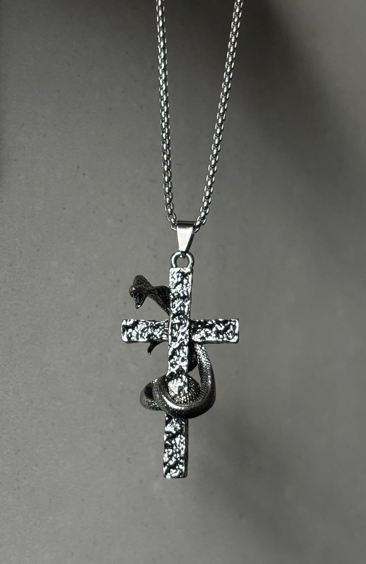 Serpent Cross Pendant