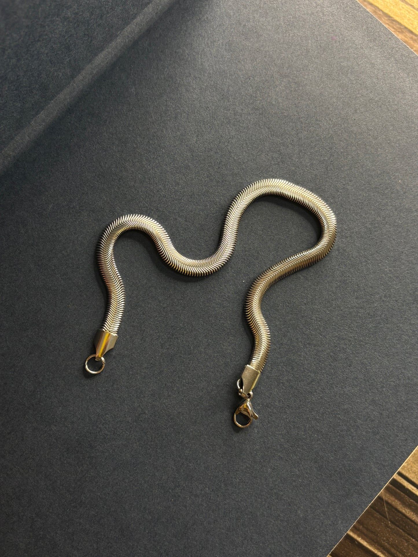 Snake Chain Bracelet-Silver