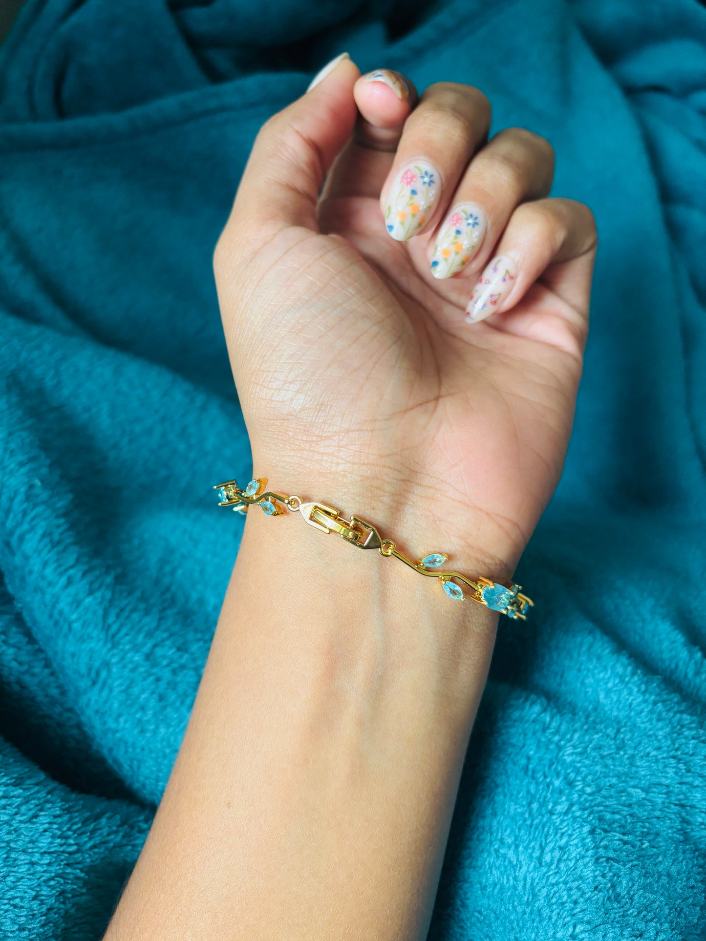 Blue Tulip Bracelet