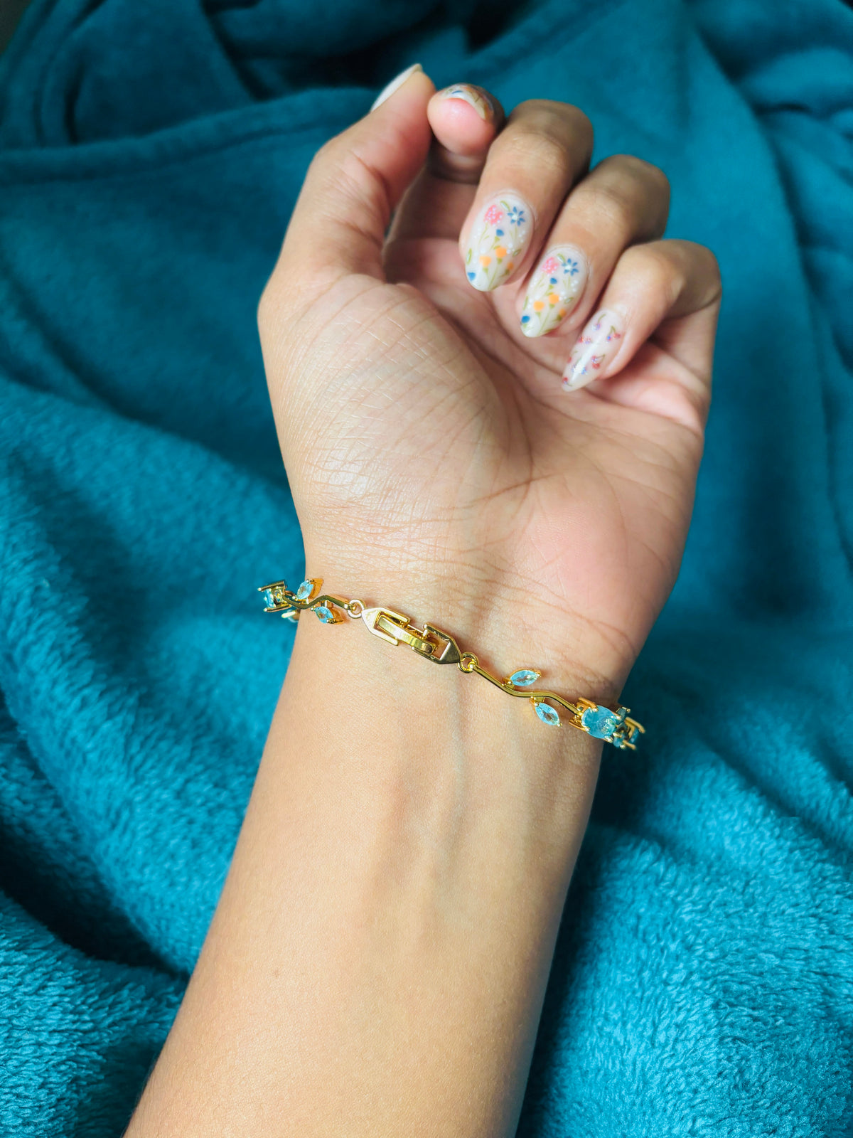 Blue Tulip Bracelet