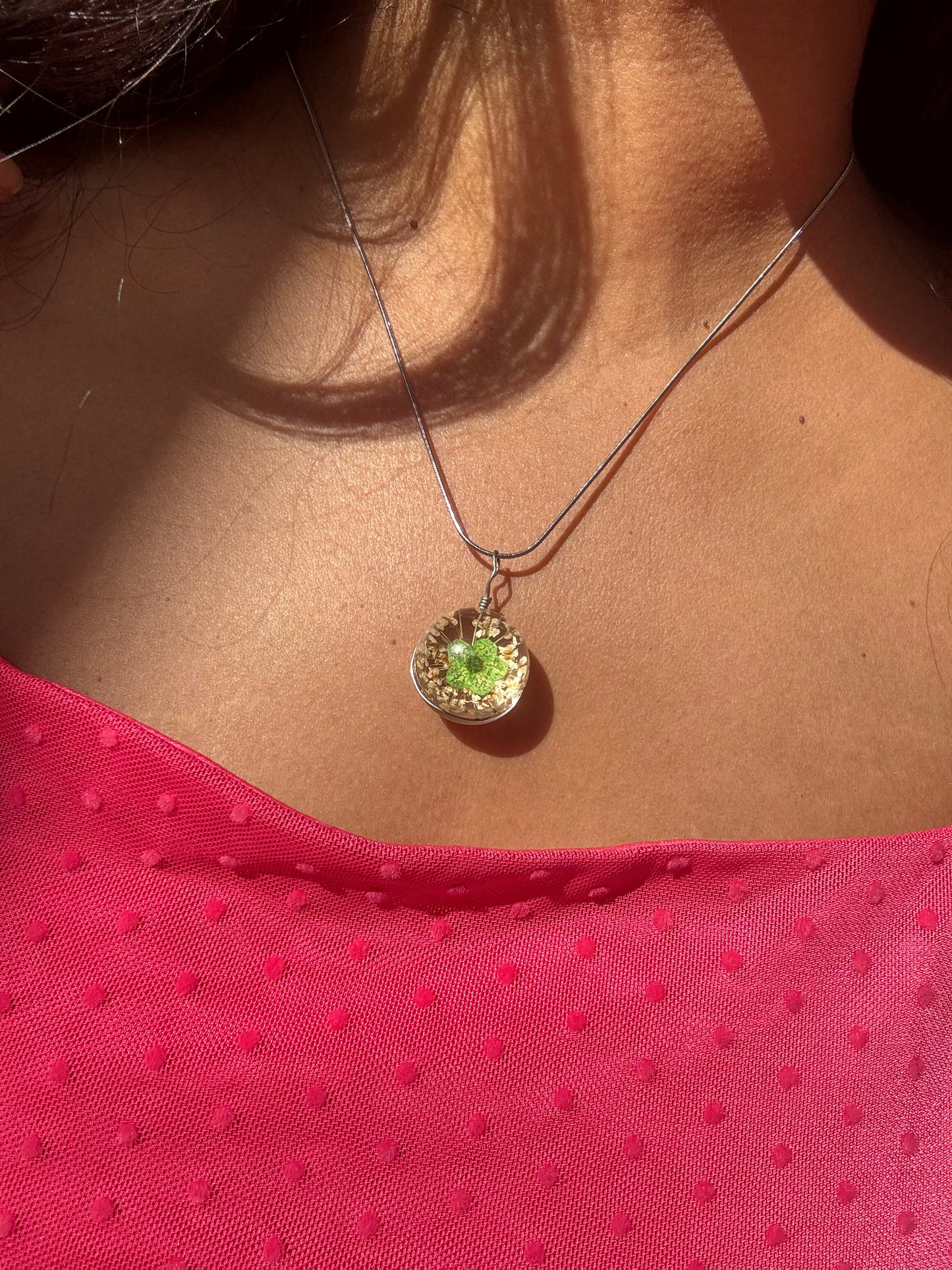 Green plum blossom