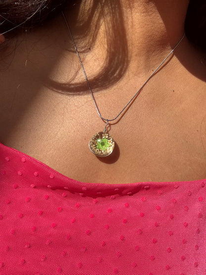 Green plum blossom