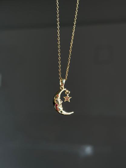 Moon And star Chain