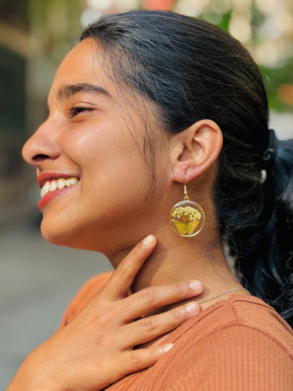 Plum Flower Anti-Tarnish Earrings