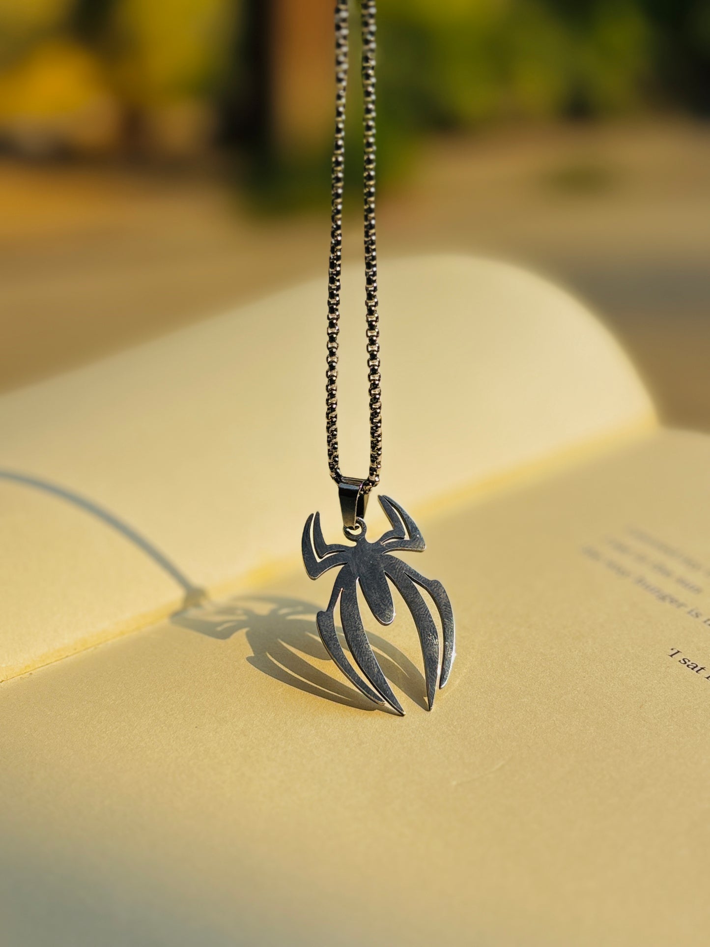Spider Pendant With Chain