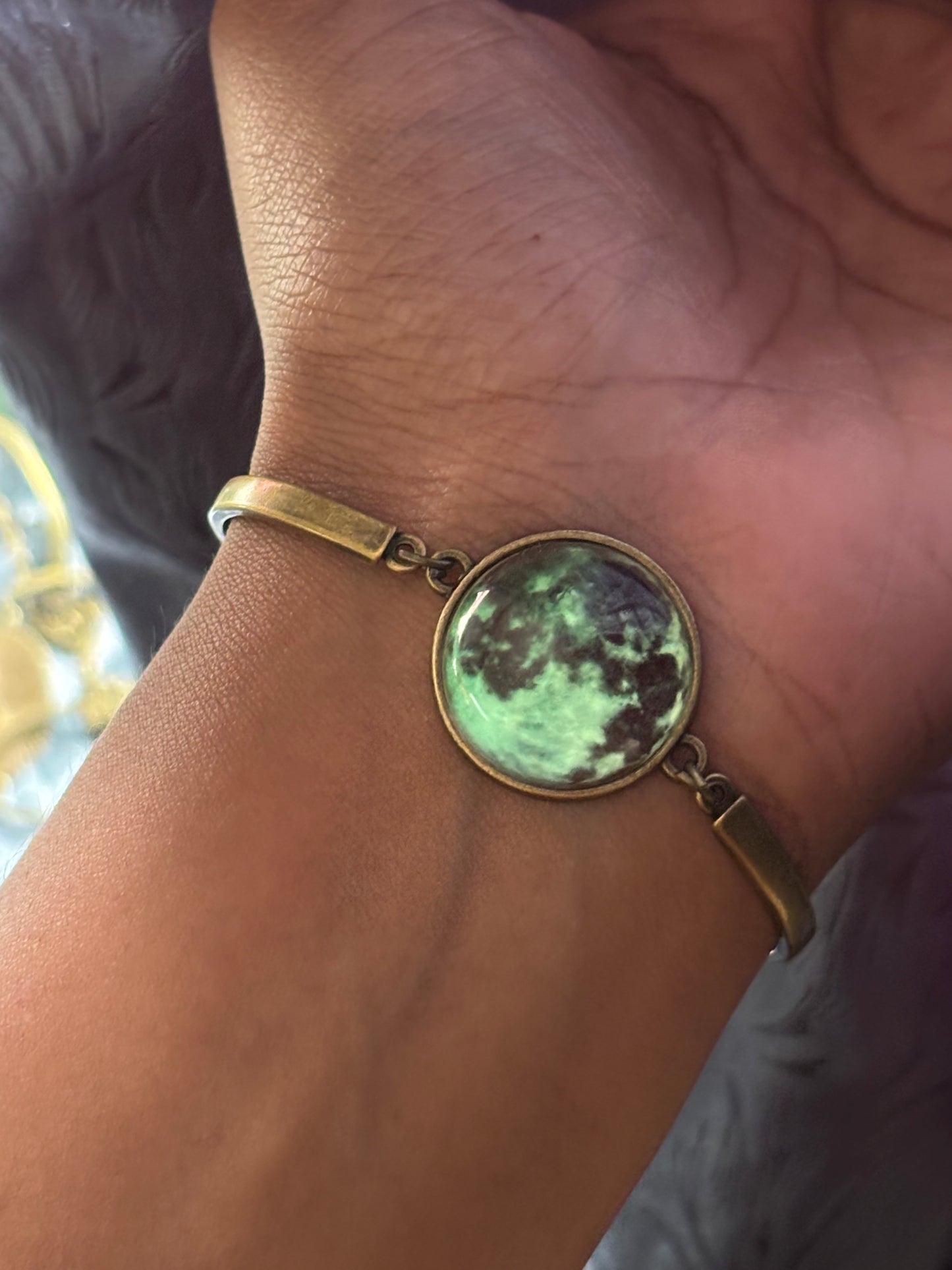 Glow In The Dark Moon Bracelet