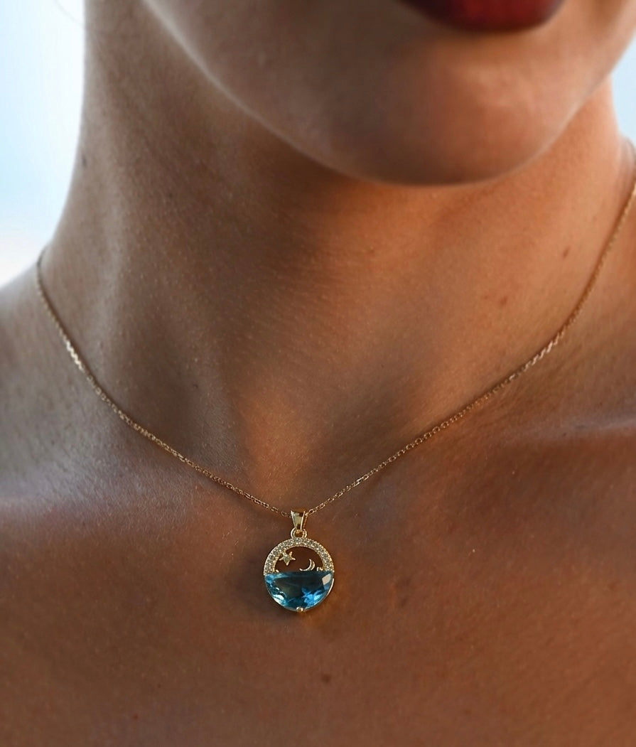Moonlight Blue Pendant