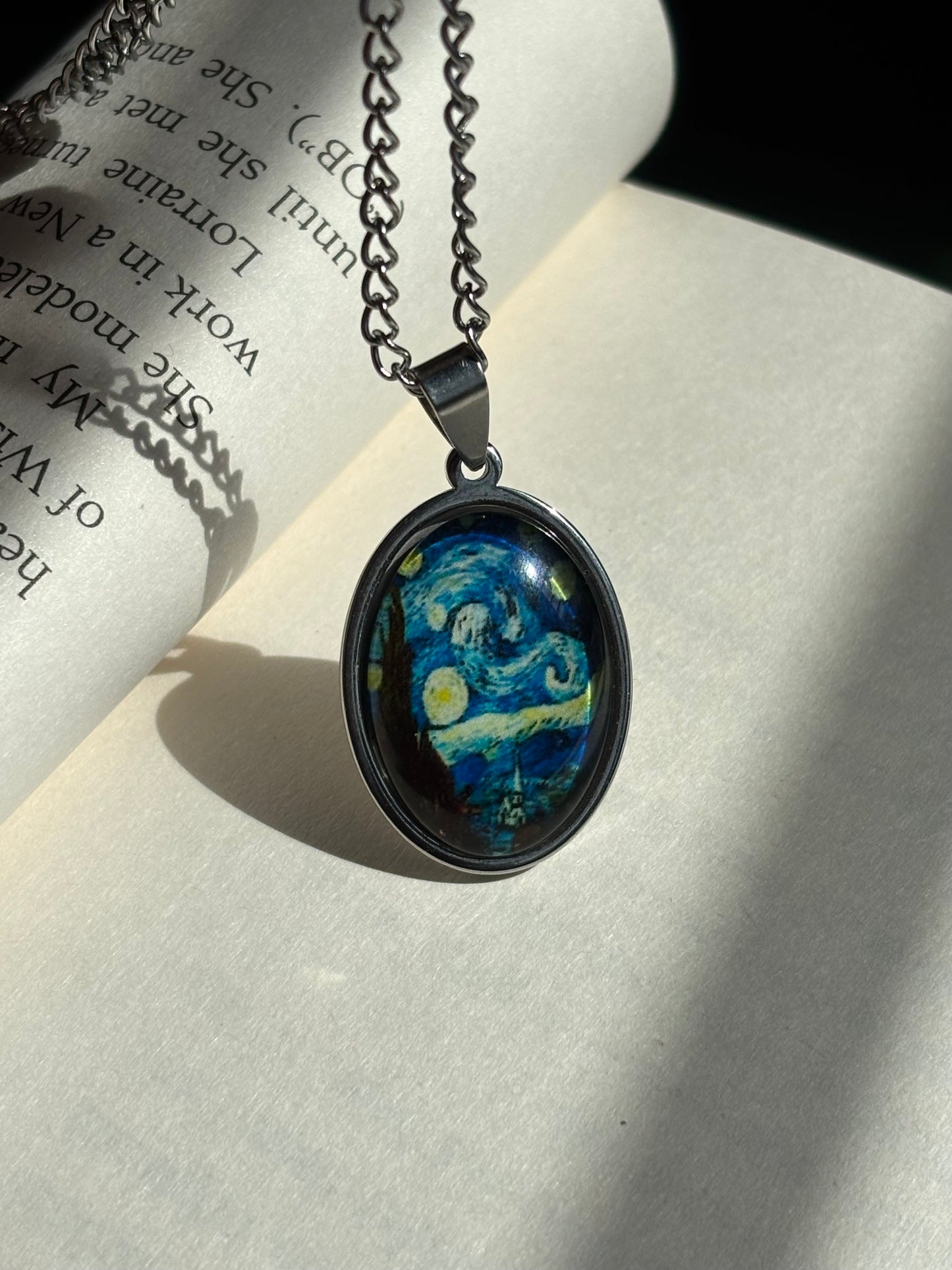 Starry night Glow in dark pendant