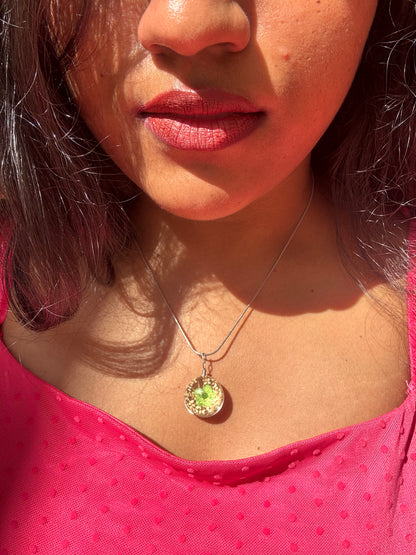 Green plum blossom
