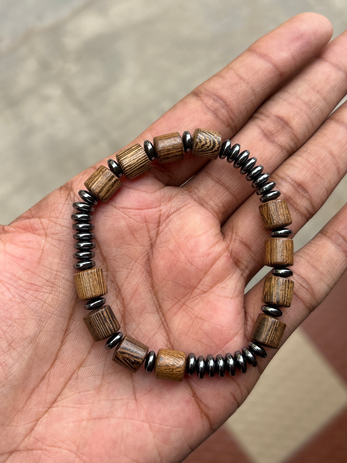 Wooden Bead Bracelet