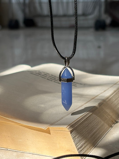 Blue Resin Crystal pendant
