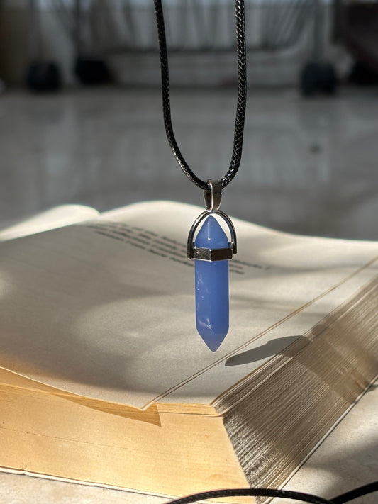 Blue Resin Crystal pendant