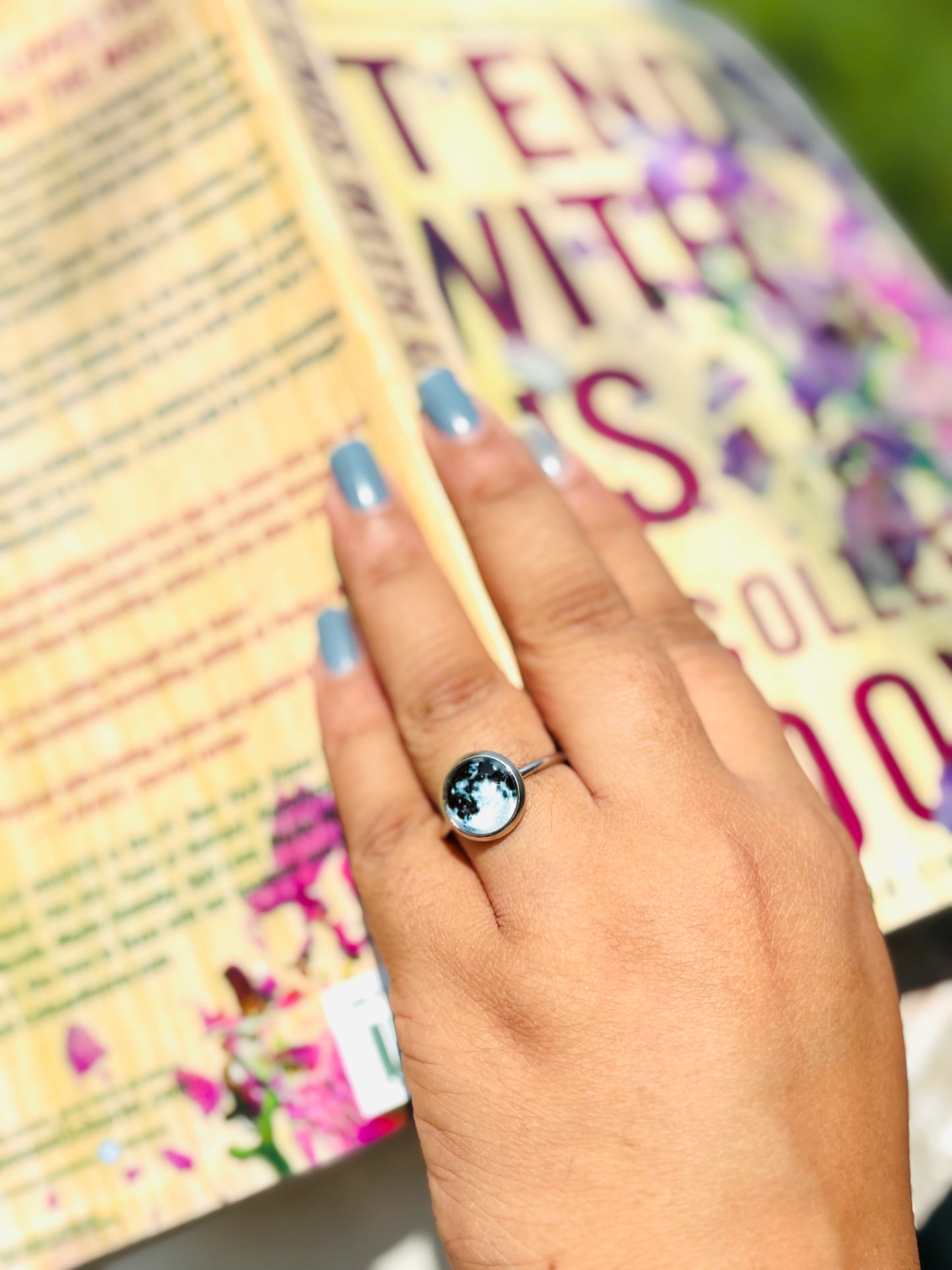 Glow in dark Moon Ring
