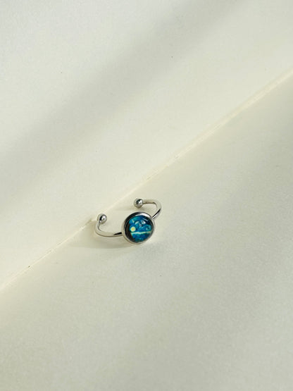 Van Gogh Starry Night Glow In the Dark Ring