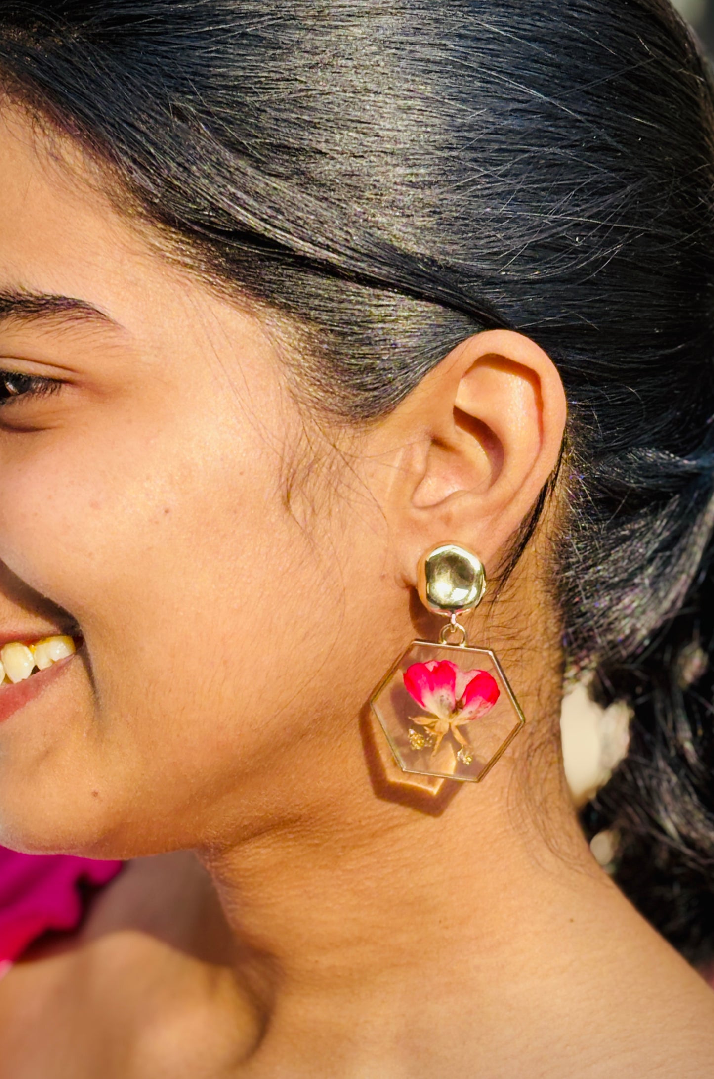 Rose Flower Earrings