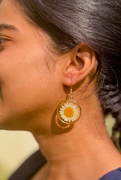Daisy Flower Earrings