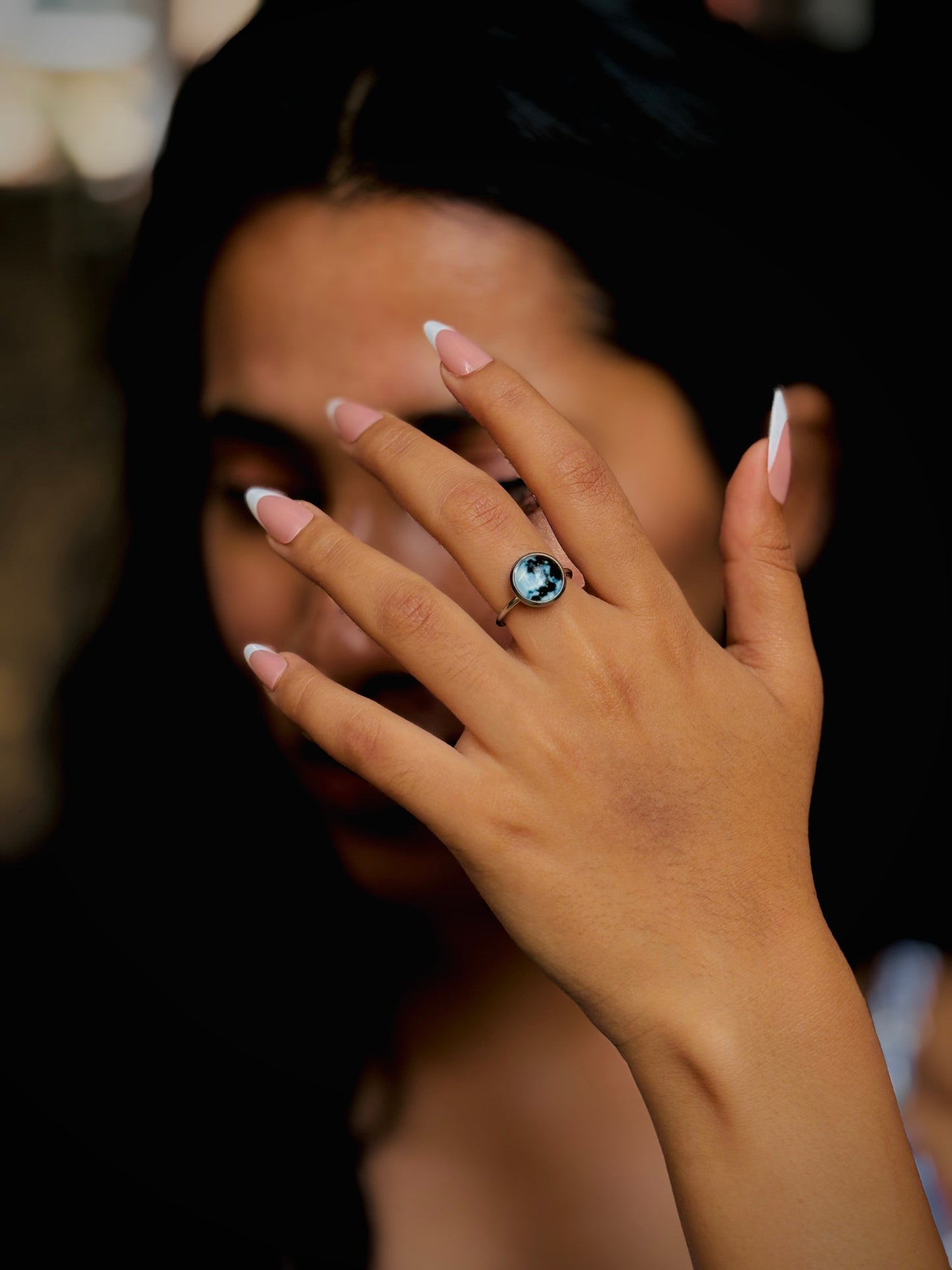 Moon Pendant & Ring Combo