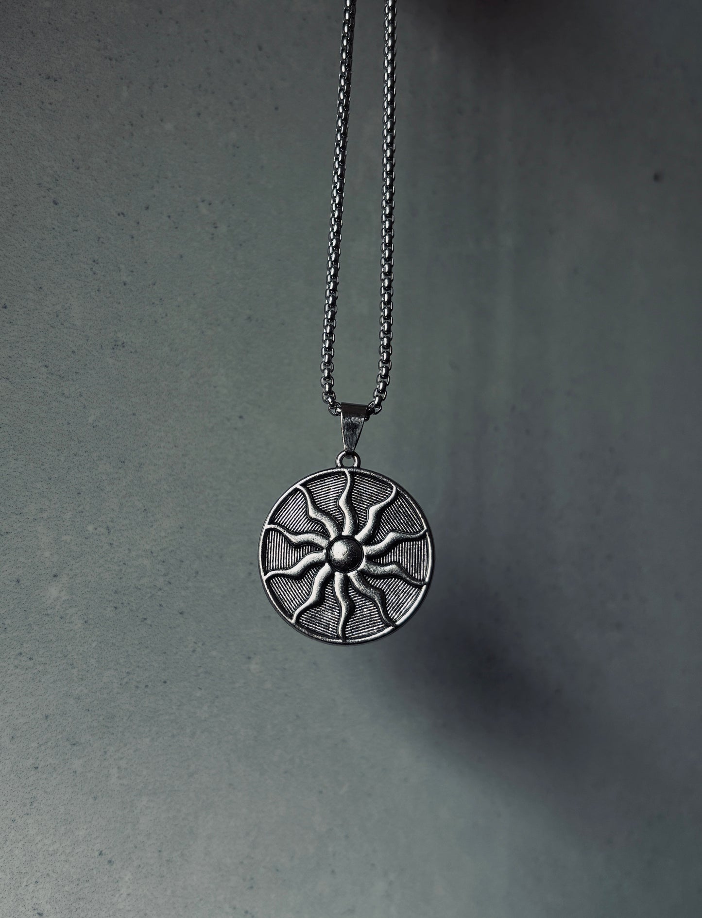 Vintage Sun Wheel Pendant