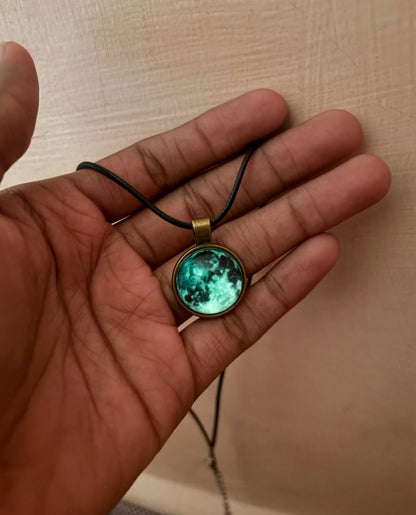 Vintage Moon with thread
