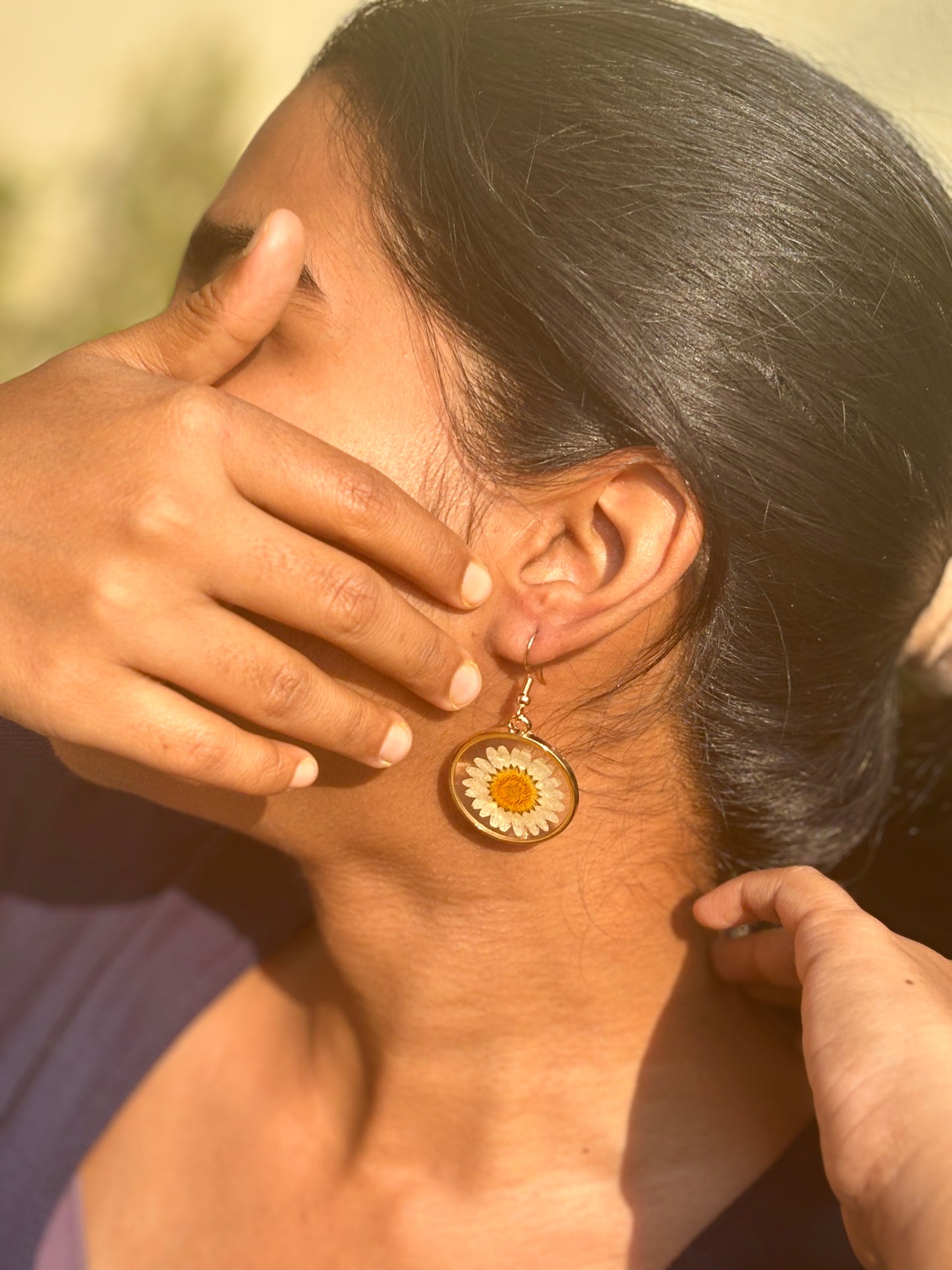 Daisy Flower Earrings