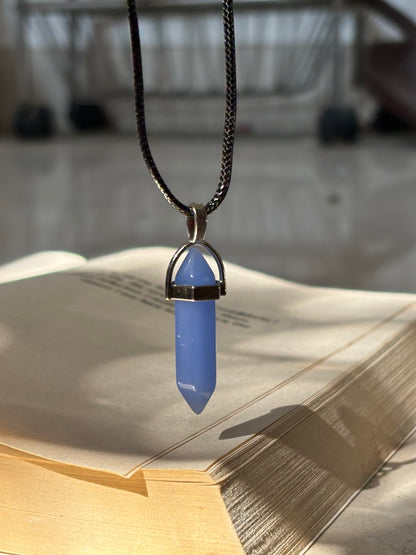 Blue Resin Crystal pendant