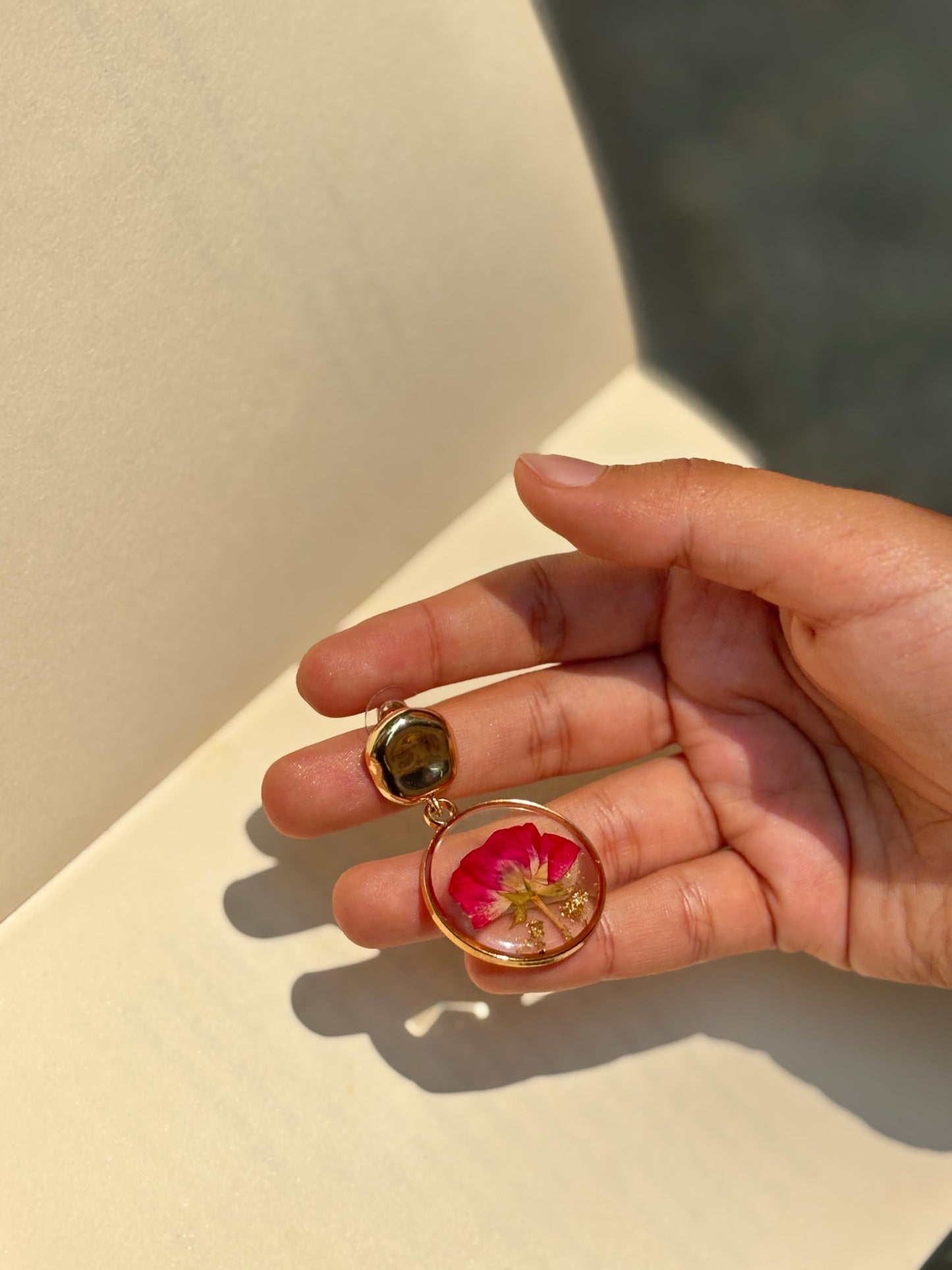 Rose Flower Earrings