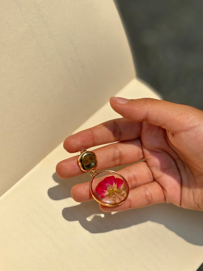 Rose Flower Earrings