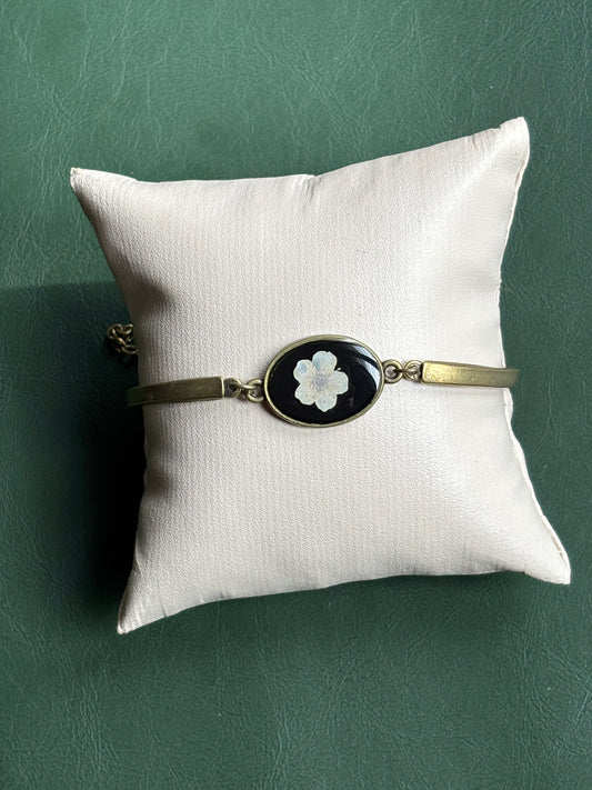 White Plum Flower Bracelet
