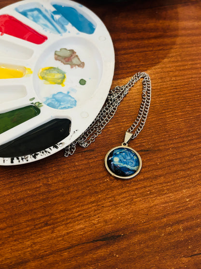 Starry Night Glow in dark pendant