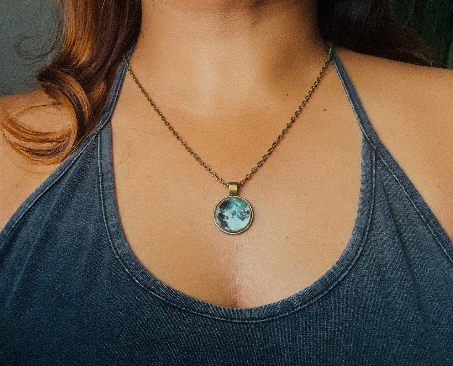 Vintage glow in dark moon