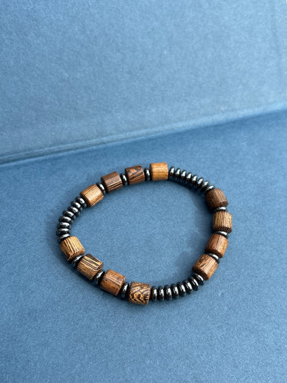 Wooden Bead Bracelet