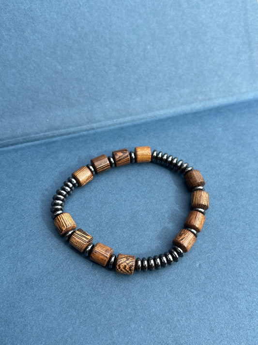 Wooden Bead Bracelet