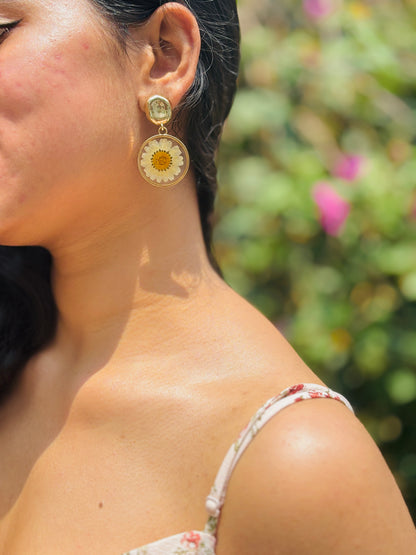 Daisy Flower Stud Earrings