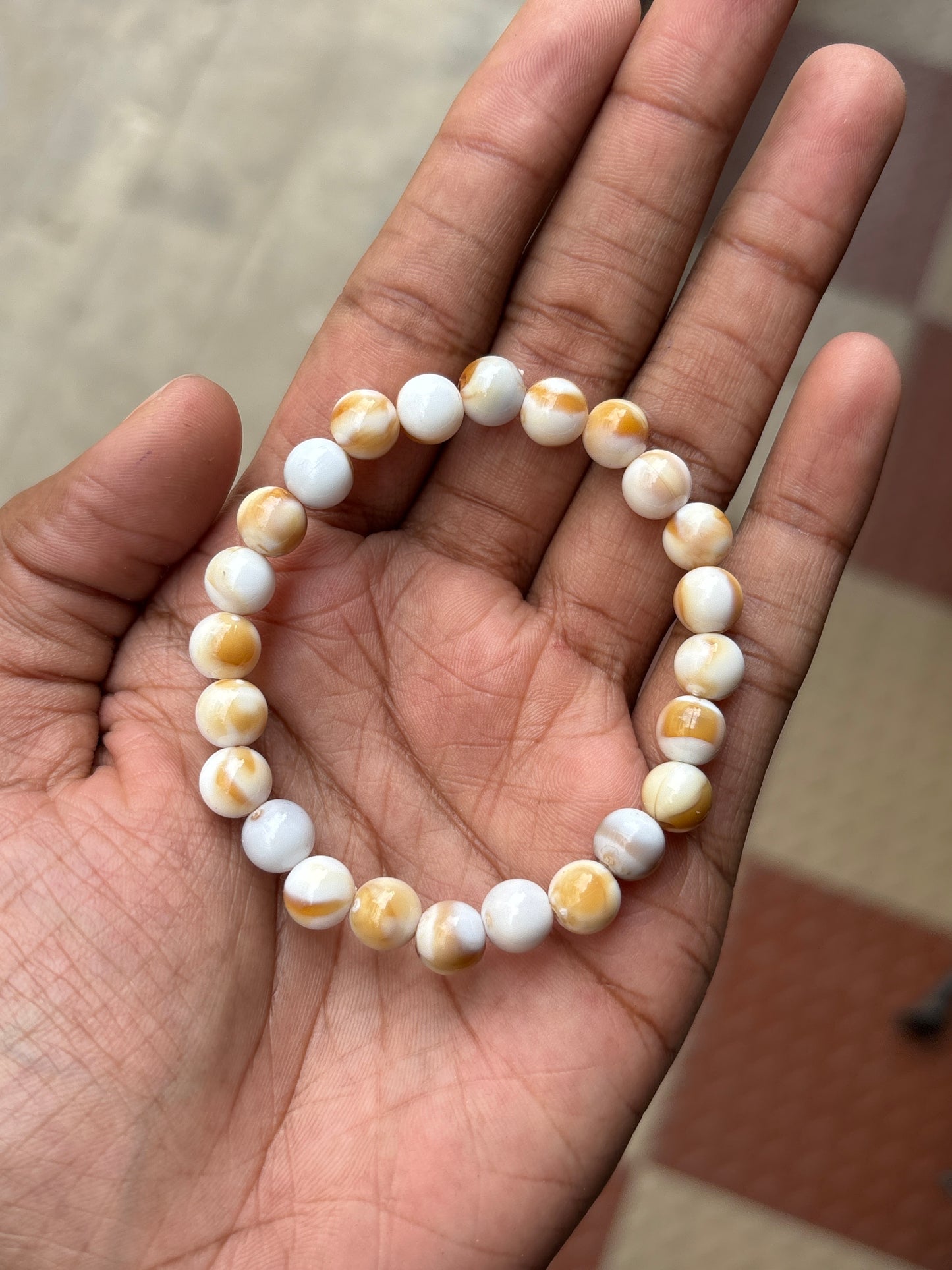 Marble Bead Bracelet
