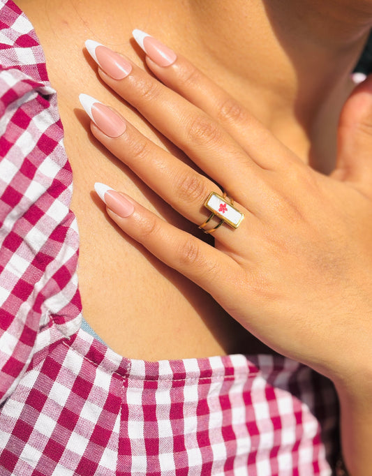 Anne lace Flower Ring